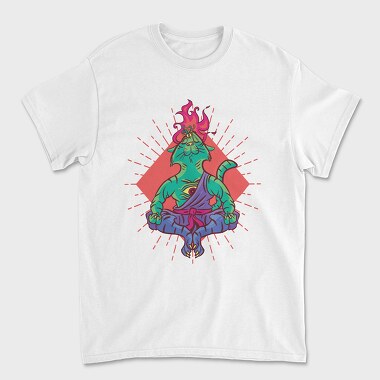 Yoga Cat, Unisex Men's T-Shirt