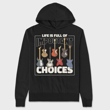 Important Choices, Unisex Men's Hoodie