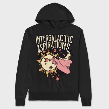 Intergalactic Aspirations, Unisex Men's Hoodie