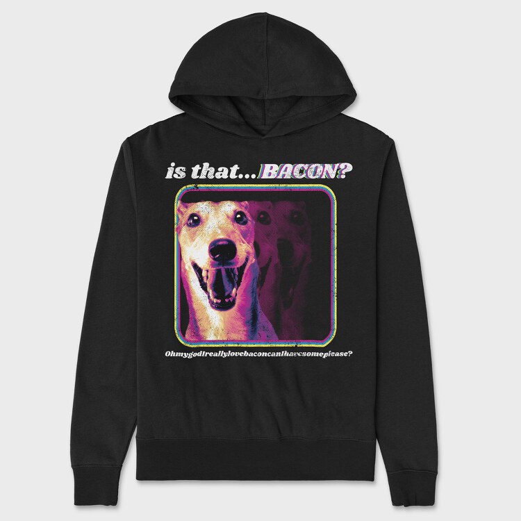 Bacon Dog, Unisex Men's Hoodie