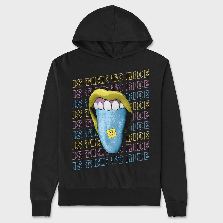Is Time to Ride, Unisex Men's Hoodie
