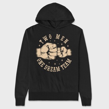 Two Men One Dream Team, Unisex Men's Hoodie