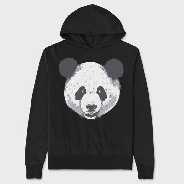 Panda Head, Unisex Men's Hoodie