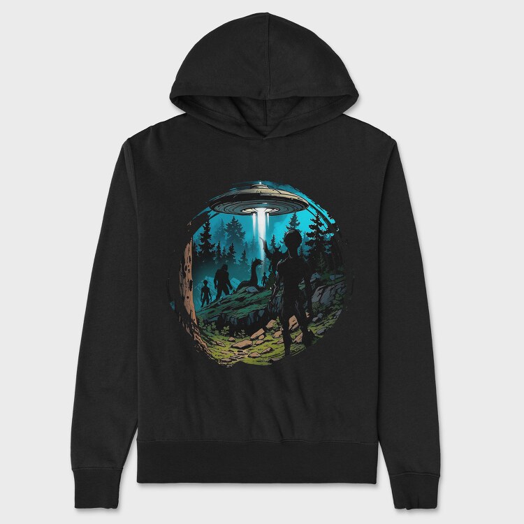 Ufo Nature, Unisex Men's Hoodie