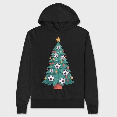 Football Christmas Tree, Unisex Men's Hoodie