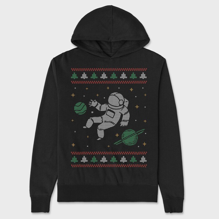 Ugly Sweater Space, Unisex Men's Hoodie