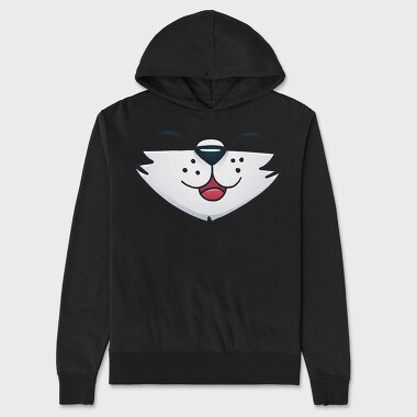 Fox Face Mask, Unisex Men's Hoodie