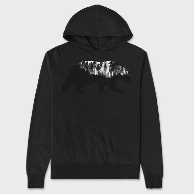 Bear Forest, Unisex Men's Hoodie