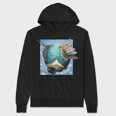 Collecting Memories Earth, Unisex Men's Hoodie