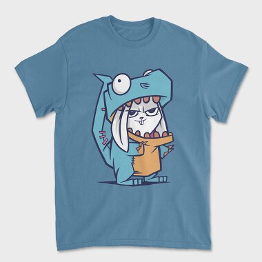 Rabbits Dinosaur, Unisex Men's T-Shirt