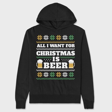 Beer Ugly Sweater 2, Unisex Men's Hoodie