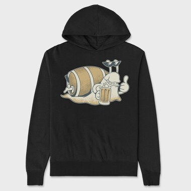 Snail Beer, Unisex Men's Hoodie