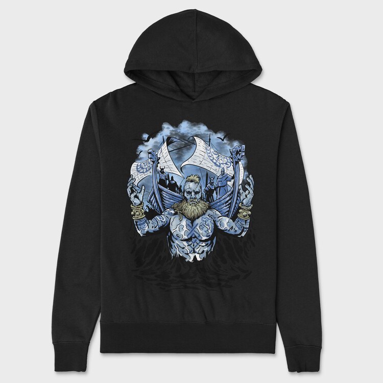 Viking Sea, Unisex Men's Hoodie