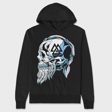 Viking Skull 5, Унисекс Мъжко Суичър