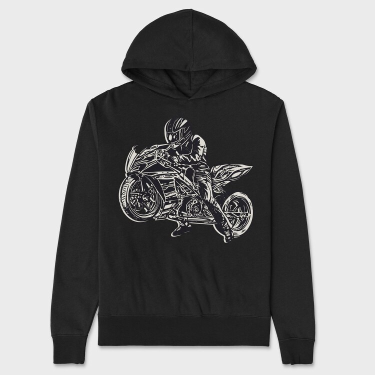 Big Bike, Unisex Men's Hoodie