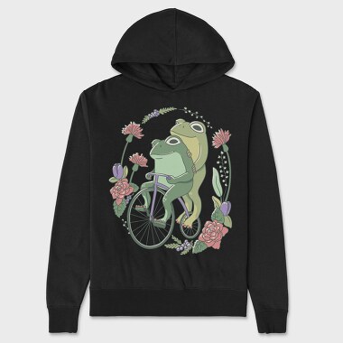 Cottagecore Frogs, Unisex Men's Hoodie