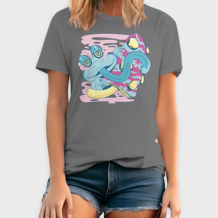 Viking Woman With Wolf, Unisex Men's T-Shirt