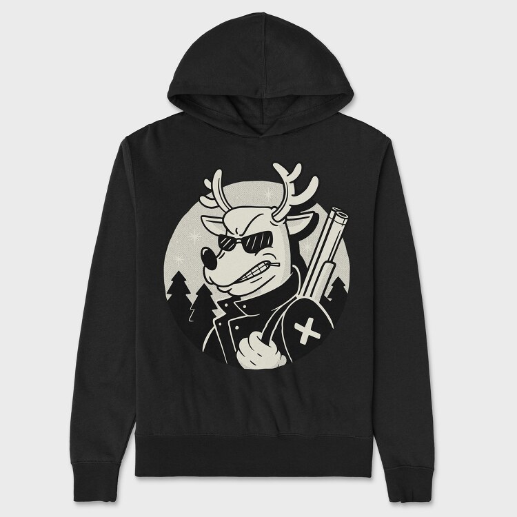 Rudolphs Revenge, Unisex Men's Hoodie