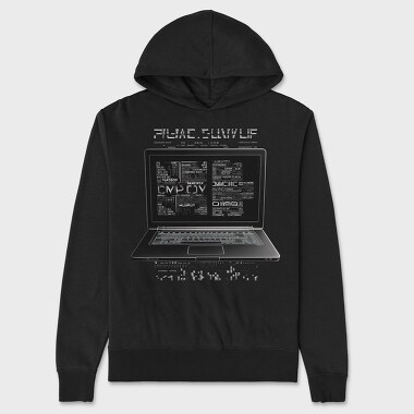 Laptop Programmer Codes, Unisex Men's Hoodie