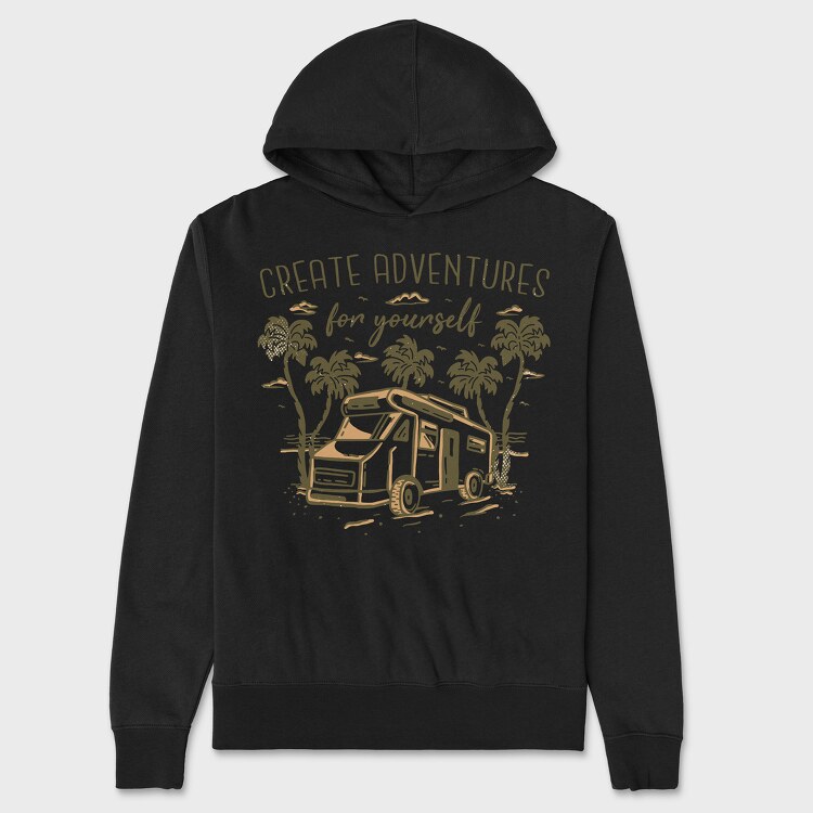 Create Adventures for Yourself, Унисекс Мъжко Суичър