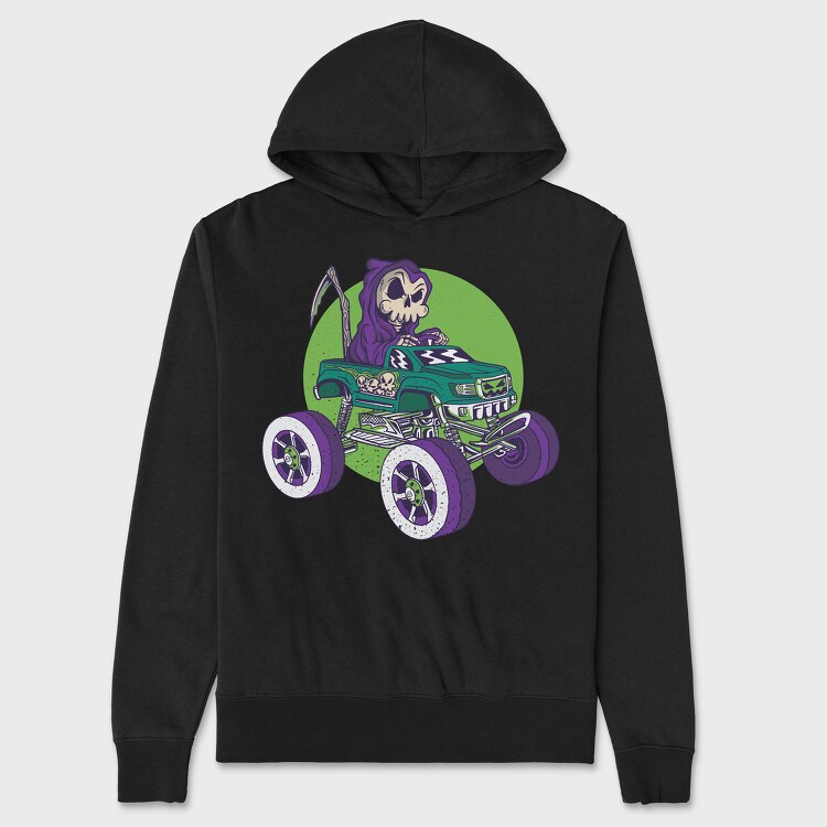 Skull Monstertruck, Унисекс Мъжко Суичър