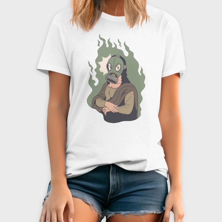 Mona Lisa Mask, Унисекс Мъжка Тениска