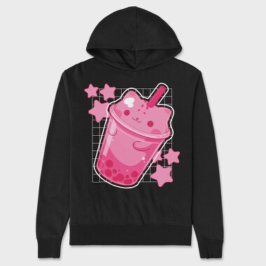 Boba Cat, Unisex Men's Hoodie