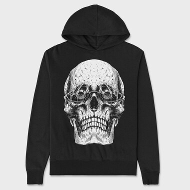 Skull Sunglasses, Unisex Men's Hoodie