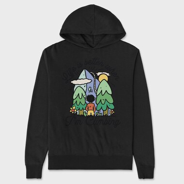 Life Is Better When Im Climbing, Unisex Men's Hoodie
