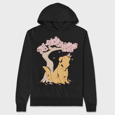 Golden With Butterfly, Unisex Men's Hoodie