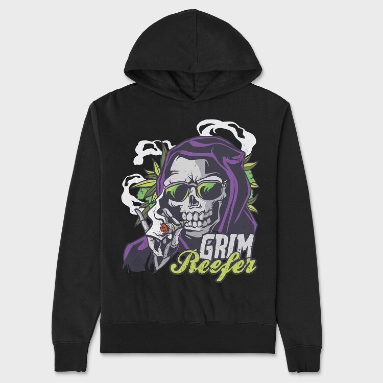 Grim Reefer, Unisex Men's Hoodie