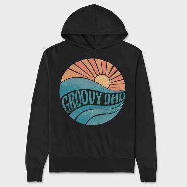 Waves Sunset, Unisex Men's Hoodie