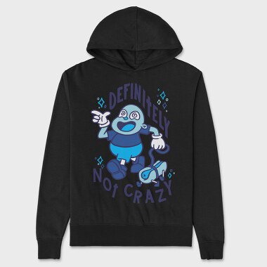 Definitely Not Crazy Hot Dog, Unisex Men's Hoodie