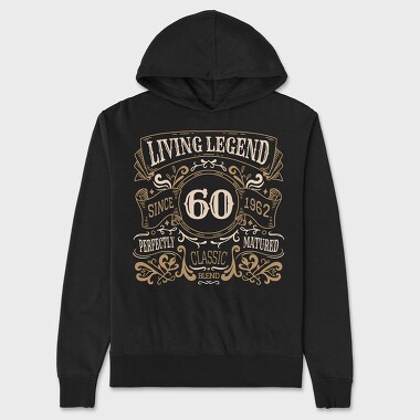 Living Legend Since, Unisex Men's Hoodie
