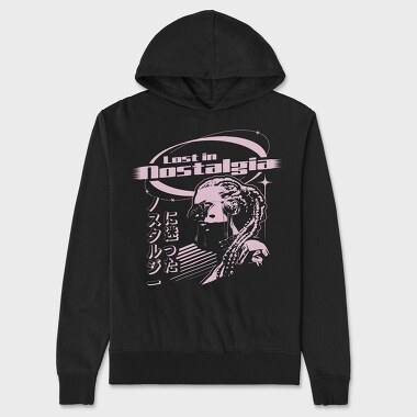 Lost in Nostalgia, Unisex Men's Hoodie