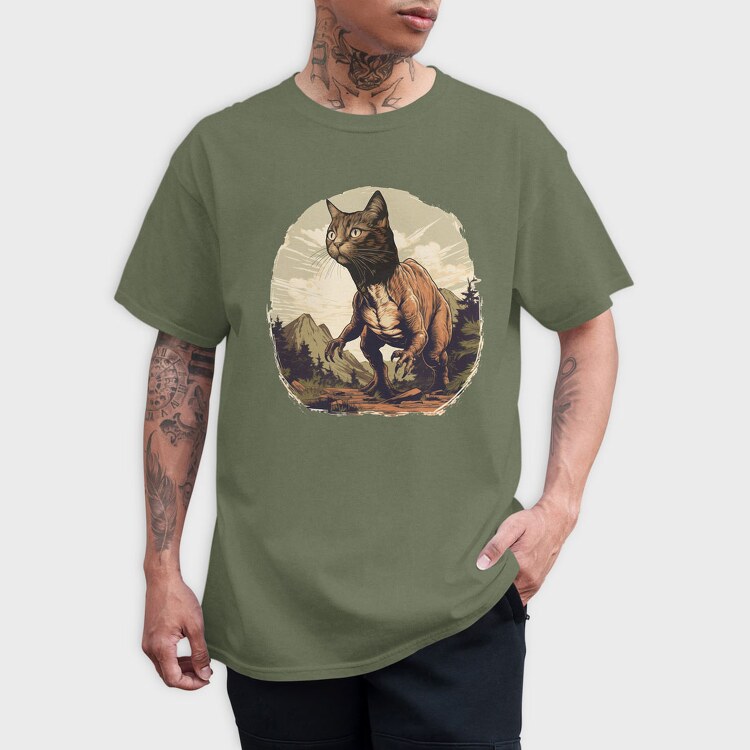 Witch Cat, Unisex Men's T-Shirt