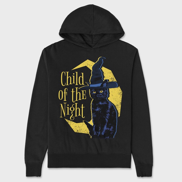 Witch Cat, Unisex Men's Hoodie