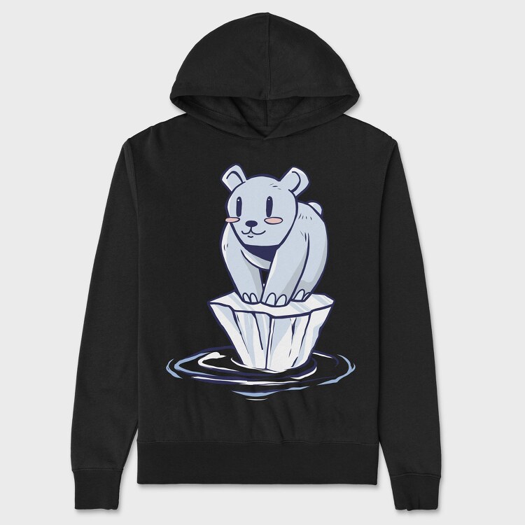 Polar Bear Alone, Унисекс Мъжко Суичър