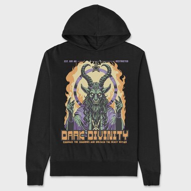 Dark Divinity, Unisex Men's Hoodie
