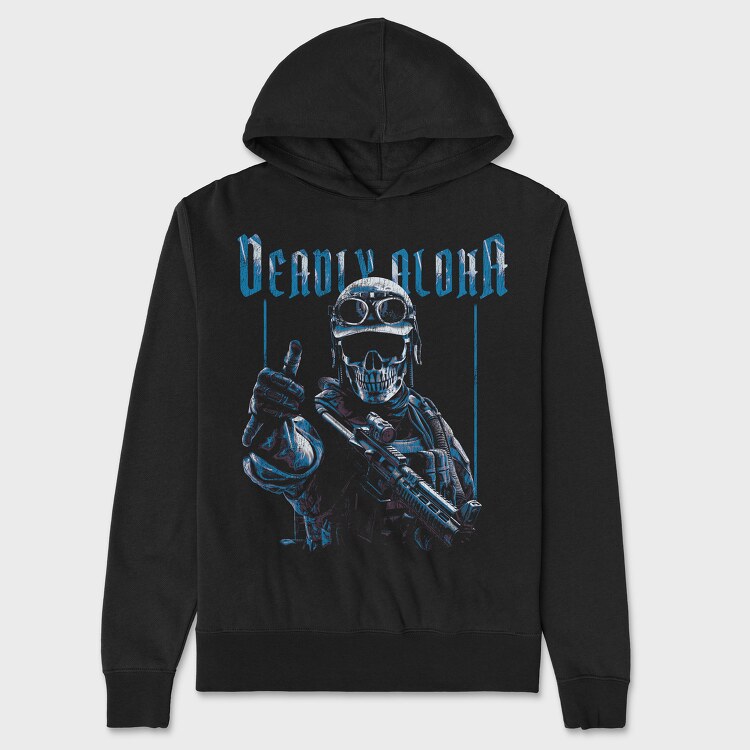 Deadly Aloha, Unisex Men's Hoodie
