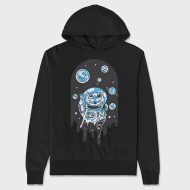 Space Cat Planets, Unisex Men's Hoodie