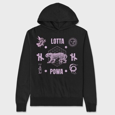 Unisex Men's Hoodie, Grounge Powa