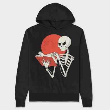 Skeleton Book, Унисекс Мъжко Суичър