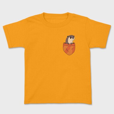 Pocket Otter, Kids' T-Shirt