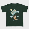 Space Dog I Must Go, Kids' T-Shirt