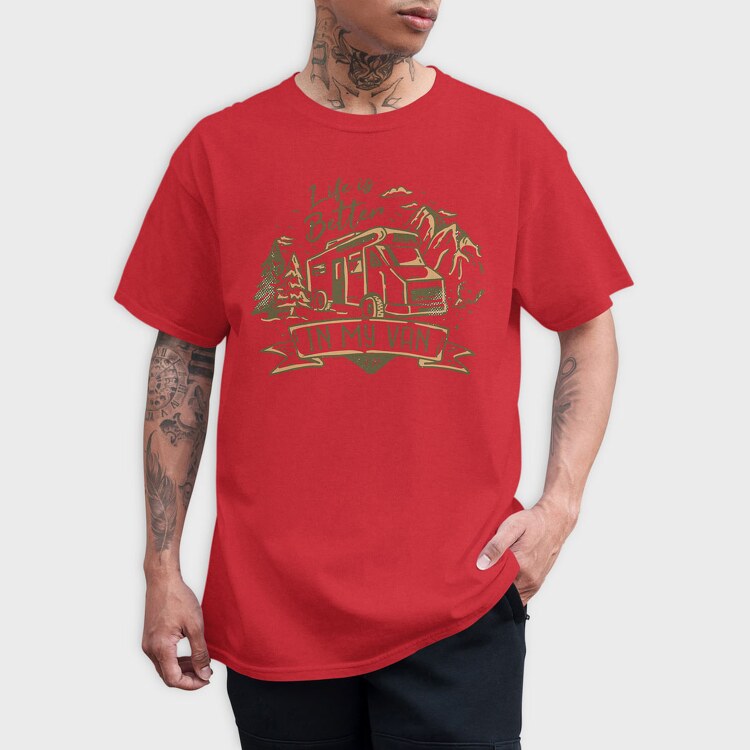 Death Is Only the Beginning Red, Unisex Men's T-Shirt