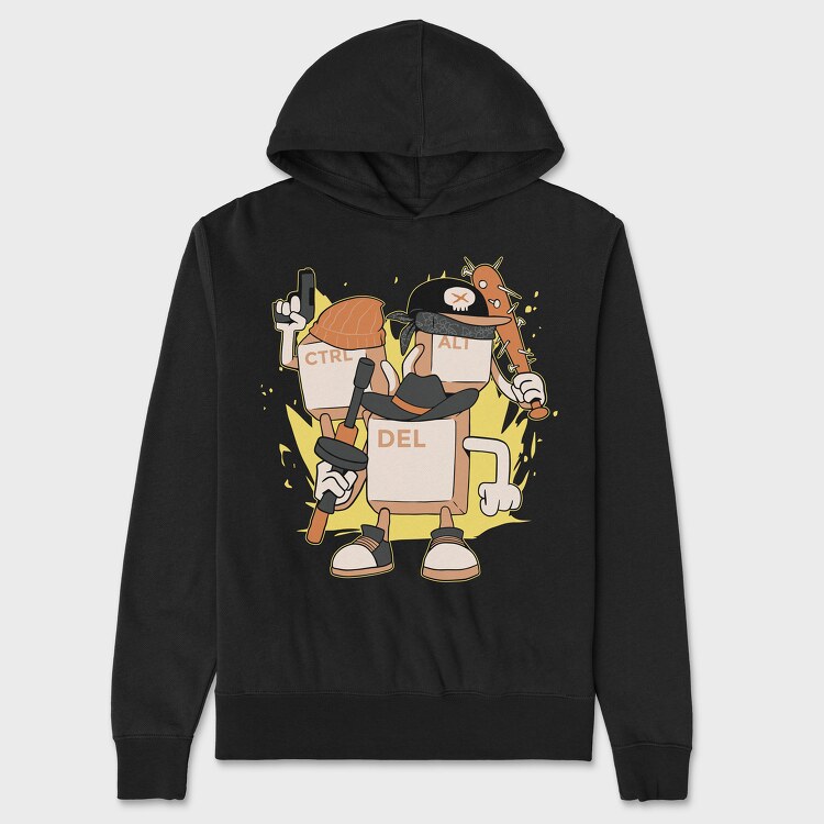 Mafia Keyboard, Unisex Men's Hoodie