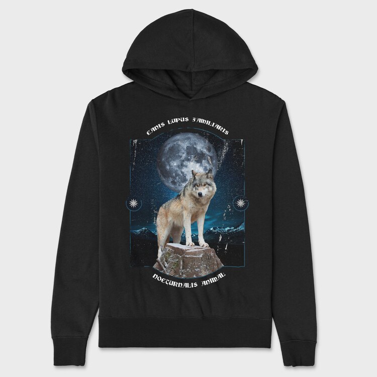 Canis Lupus Familiaris, Unisex Men's Hoodie