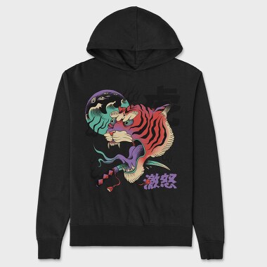 Psychedelic Japanese 03, Unisex Men's Hoodie