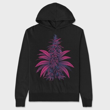 Cannabis Plant, Unisex Men's Hoodie